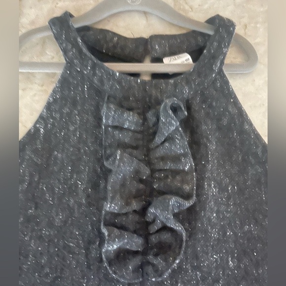 Zara Girls dark grey dress Size 7 - Picture 5 of 6